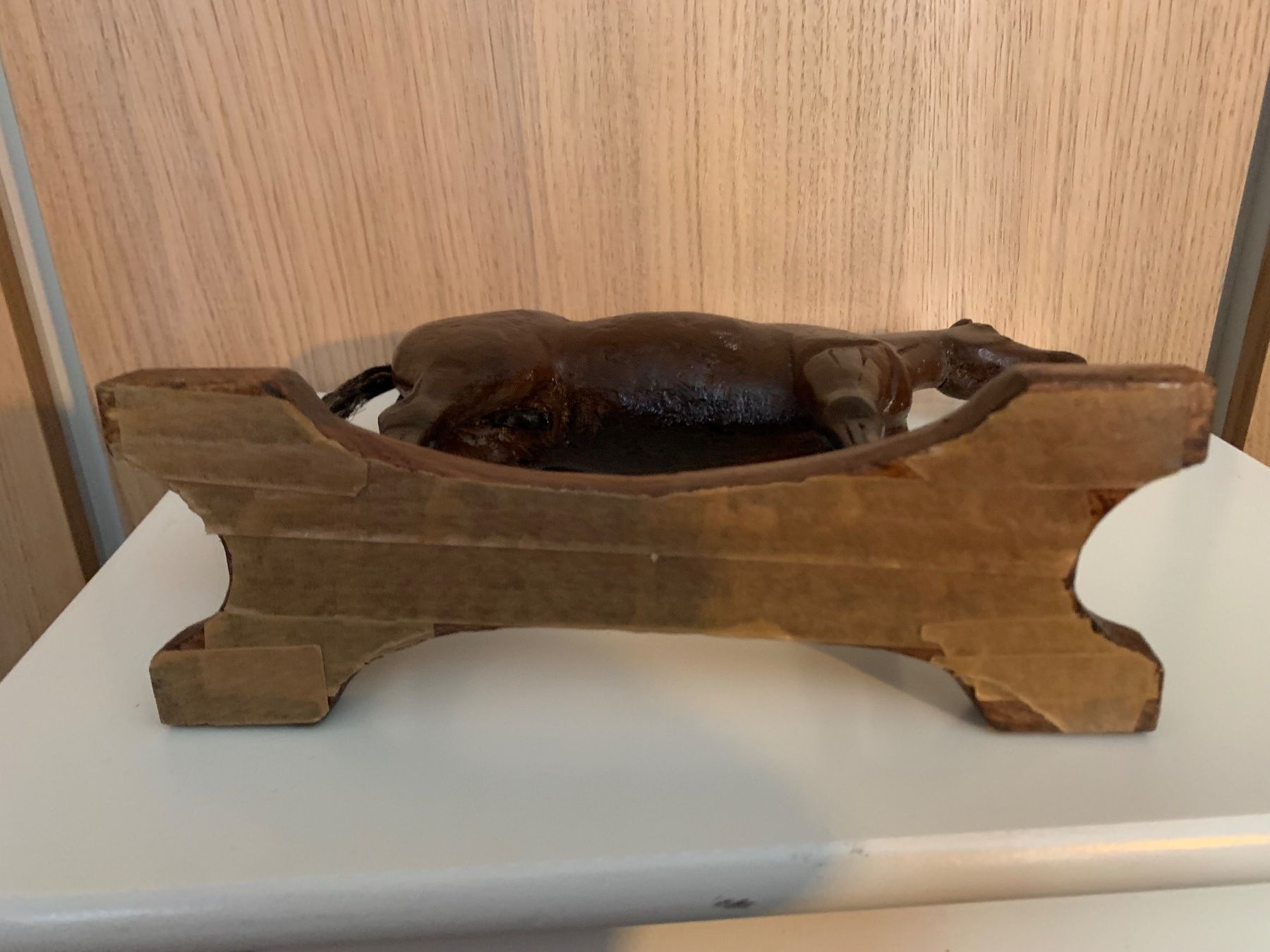Statuette: Handgeschnitzes Holzpferd, ev. Brienzer Schnitzerei – Usato da Kloten venduto da petrol5555 4