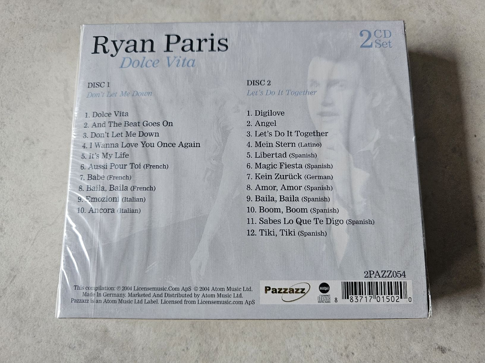 CD: Ryan Paris  -  Dolce Vita  /  2 CD Box / Fabrikneu – Nuovo e nell'imballaggio originale da Schneisingen venduto da backstore24 1