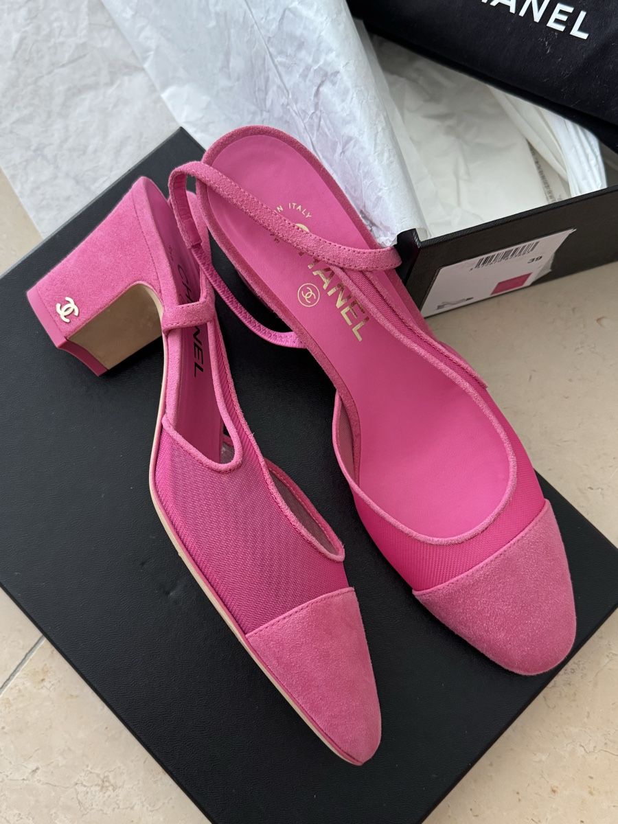Chanel Scarpe da donna: Chanel Slingback Gr 39 pink Full Set  – Usato da Wädenswil venduto da Isa_belle28 1