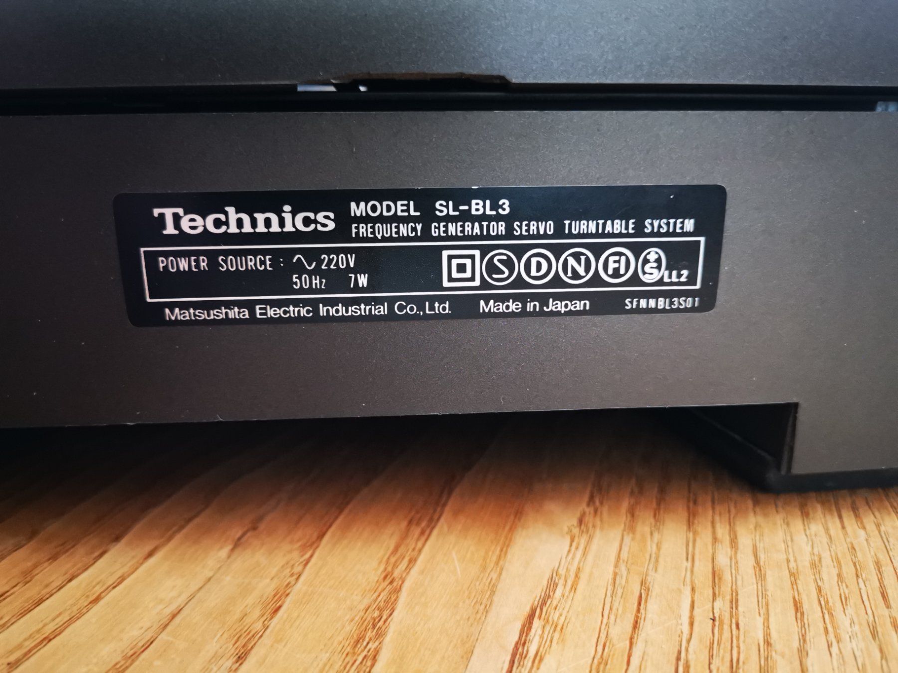 Technics Tourne-disques: Plattenspieler Technics SL-BL3 Automatic – D'occasion à Diessbach b. Büren par eicrog 3