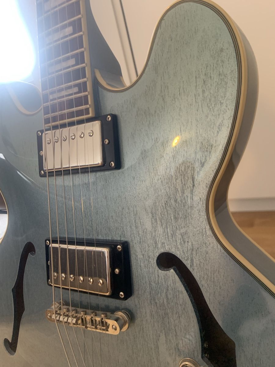 Epiphone Strumenti musicali: Epiphone Dot ES 355 TE, Pelham blue – Usato da Wetzikon ZH venduto da nicolatuck 3