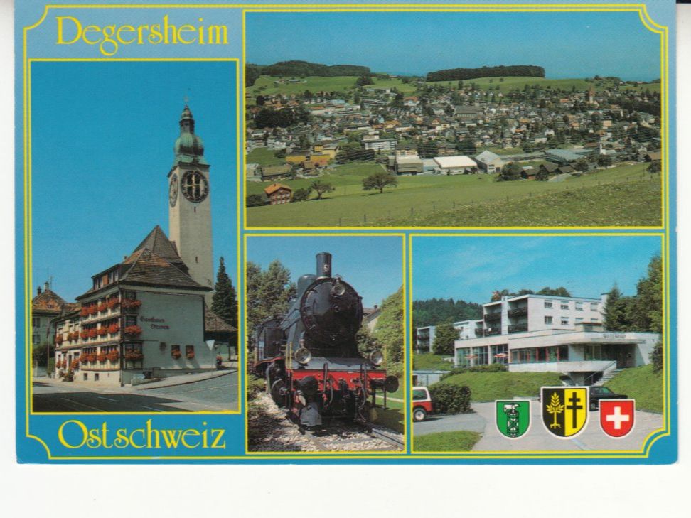 Cartoline postali: Degersheim 1990 – Usato da Bürglen TG venduto da StampGraf