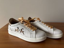 Sneaker Schuhe, Grösse 37, nie getragen, Leder, Hirsch Motiv