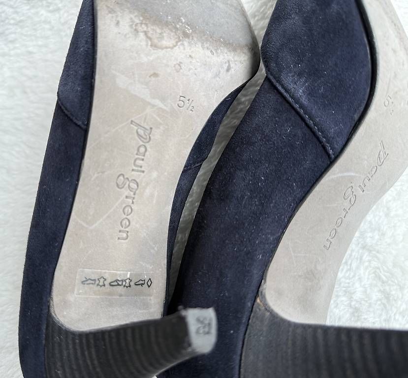 Paul Green Scarpe da donna: Pumps Velours Paul Green – Usato da Wilen b. Wollerau venduto da chocolady 1