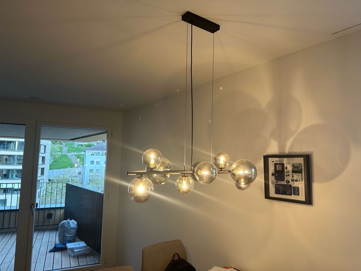 Lampadari & plafoniere: Moderne Hängelampe / Deckenlampe mit Glaskugeln – Usato da Baden venduto da ale_5x6g 1