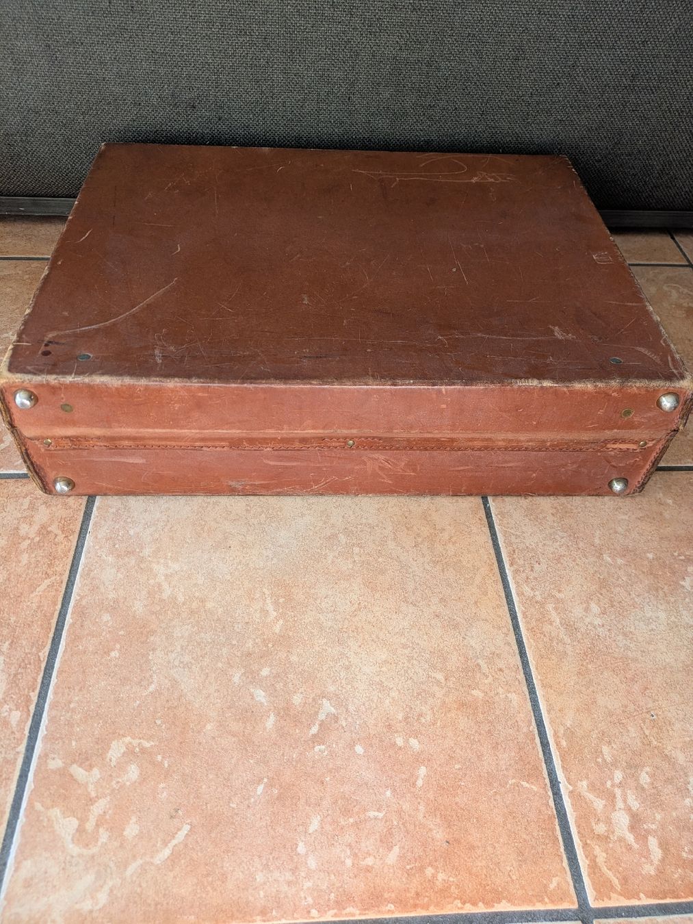 Valigie: Leather vintage suitcase – Usato da Bruson venduto da emm_65zh 5