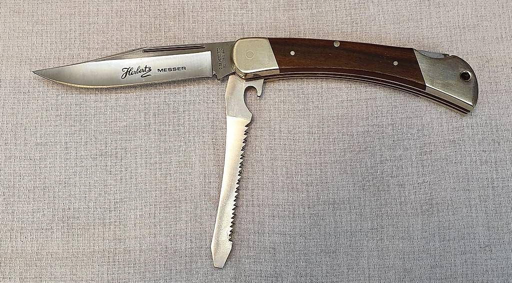 Herbertz Coltelli tascabile: Taschenmesser Herbertz mit Pakkaholzschale – Nuovo (secondo la descrizione) da Winterthur venduto da BON11