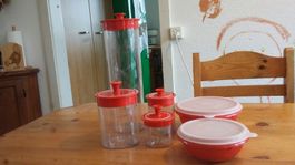 6 boîtes en plastique(diverses grandeurs)Occasion