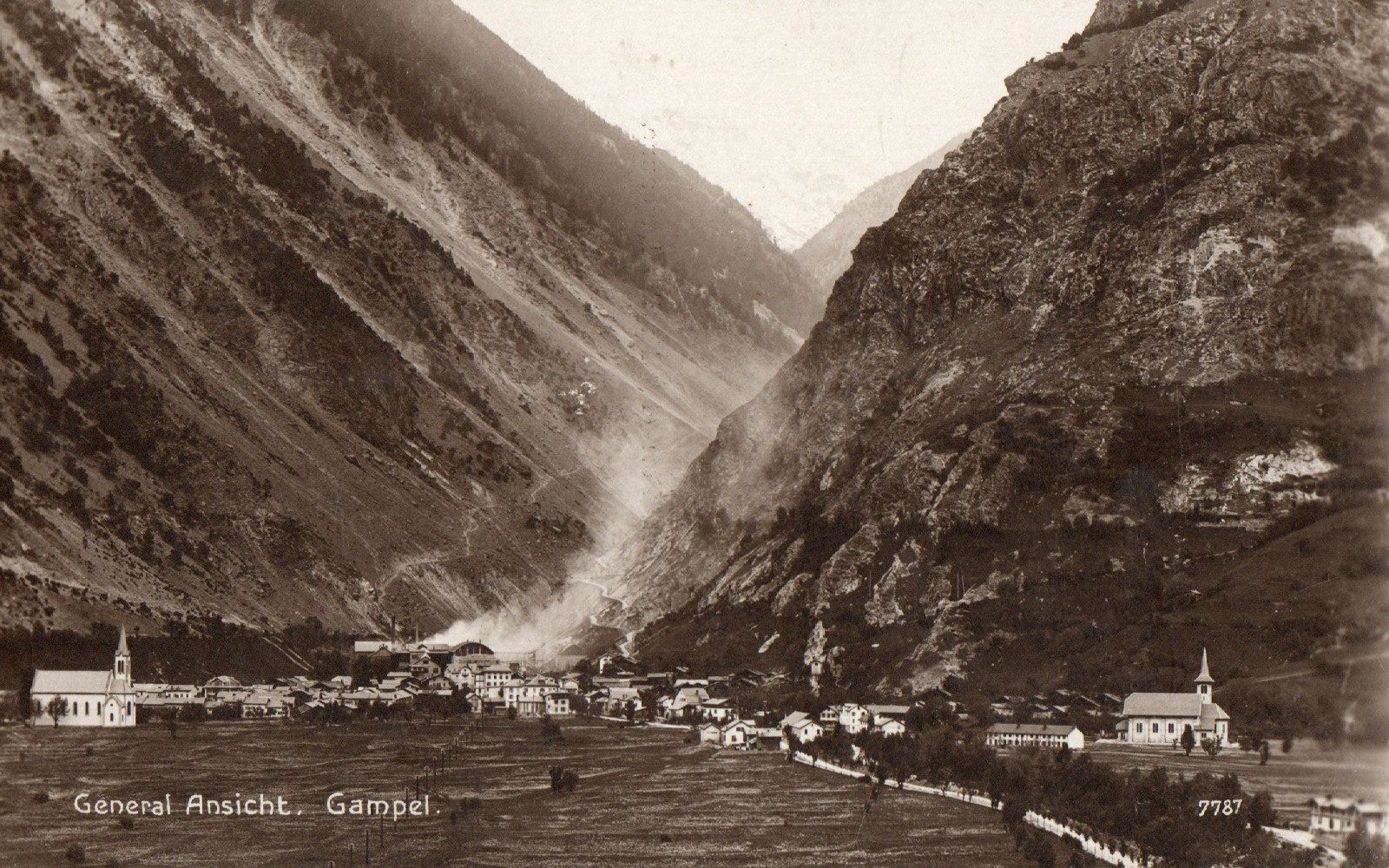 Cartes postales: Gampel - General Ansicht – Neuf (Voir description) à Melano par pisonsdro