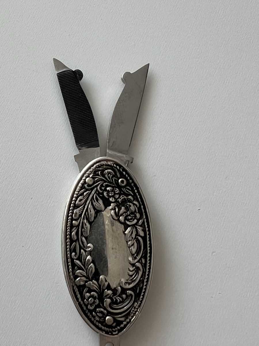Ciondoli: Silber Anhänger mit Messer, 925 Silber – Usato da Neuhaus SG venduto da Tanjach