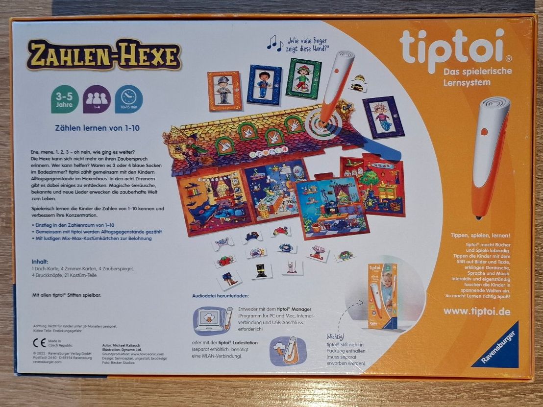 Tiptoi Giochi: Tiptoi Zahlenhexe – Usato da Uttwil venduto da jason019 1