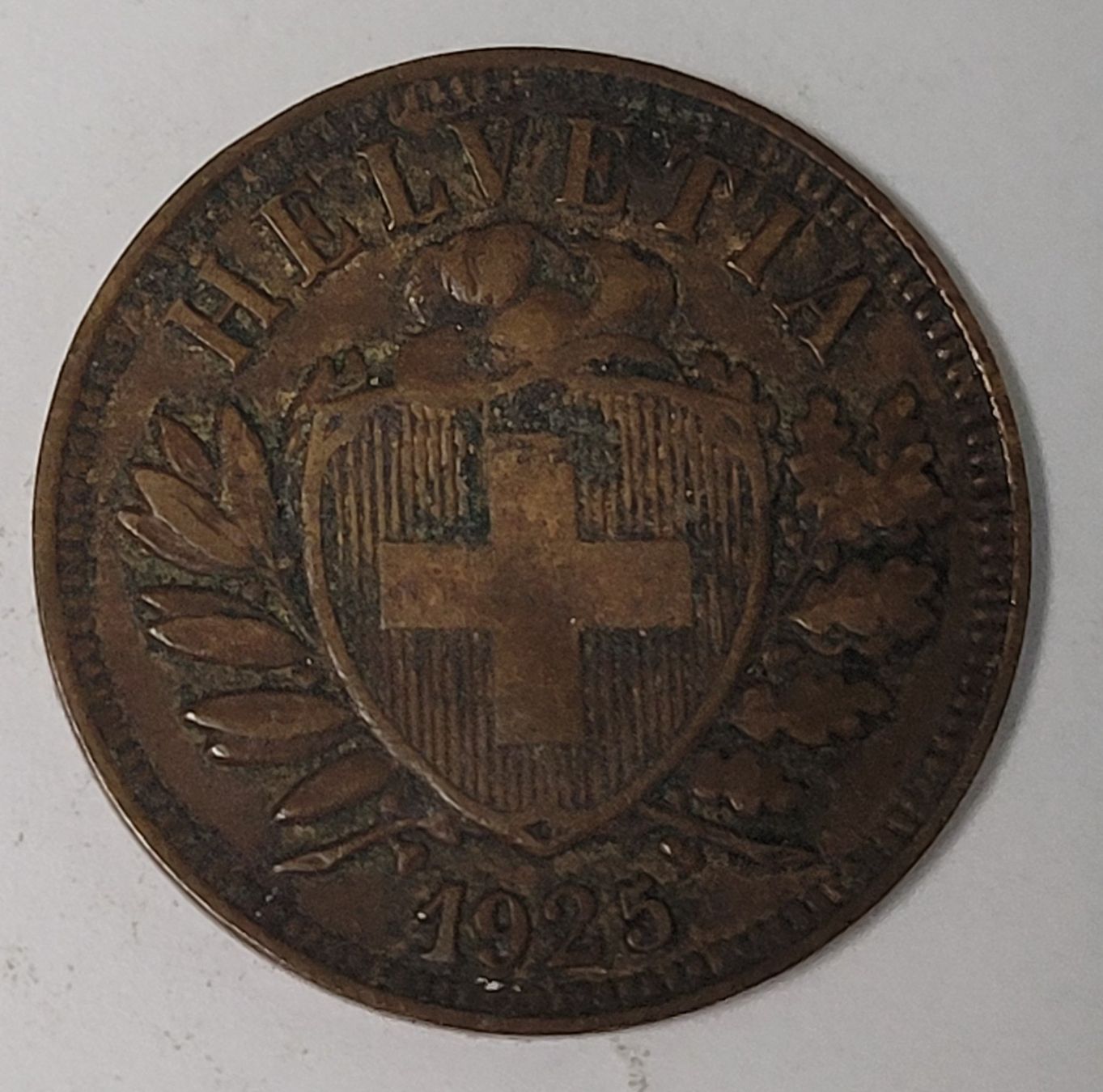 Alle Münzen: 2 RAPPEN / SCHWEIZ 1925 – Gebraucht aus Mumpf von antonio_schweiz_961