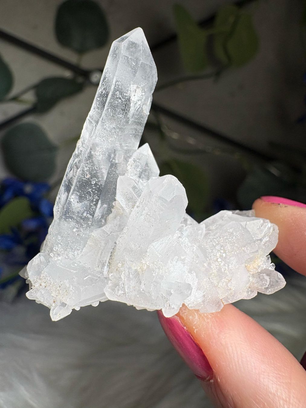 Minerali & Pietre curative: Kolumbianischer Lemurian-Quarz-Cluster – Nuovo (secondo la descrizione) da Neuheim venduto da m.hald 5