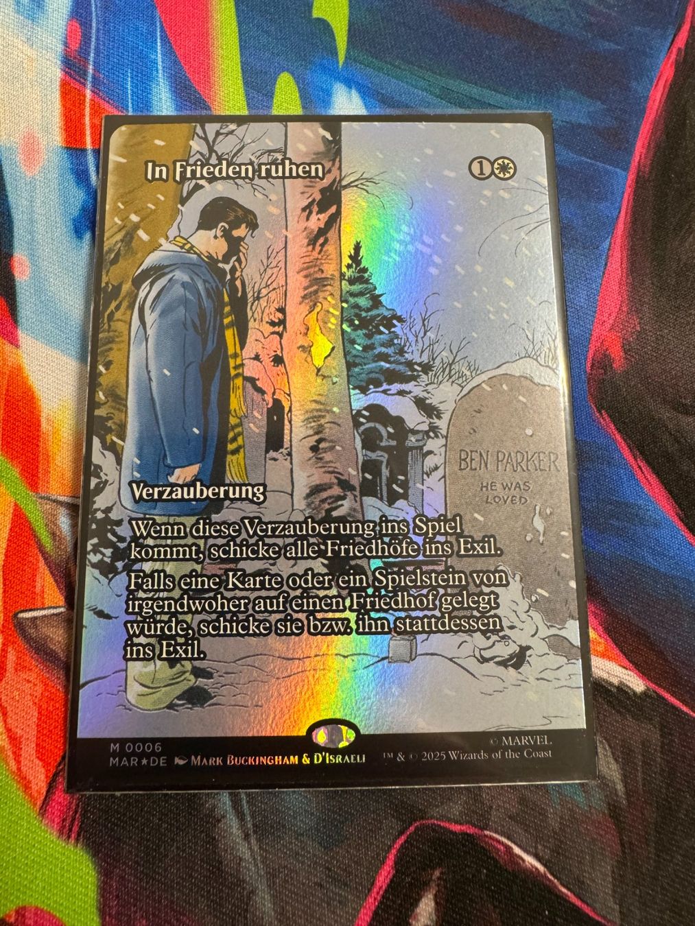 Magic The Gathering Carte collezionabili: In Frieden ruhen - Foil - Marvel's Spider-Man - Magic – Nuovo (secondo la descrizione) da Bülach venduto da Pfrenzel