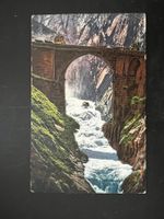 Ansichtskarte Teufelsbrücke Reliefkarte 1912  (V203)
