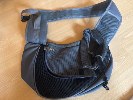Graue Hundetragetasche, Top Zustand, klein