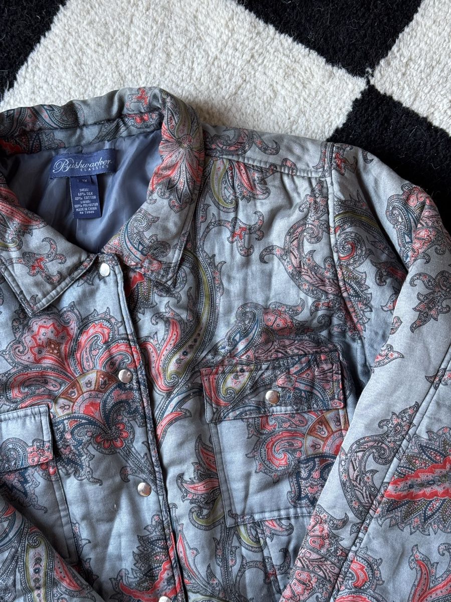 Mäntel: Vintage Silk Blend Paisley Jacket – Gebraucht aus Effretikon von expiredrice 1