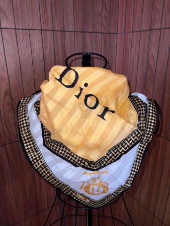 Christian Dior Tuch Monogram 46x46 Vintage