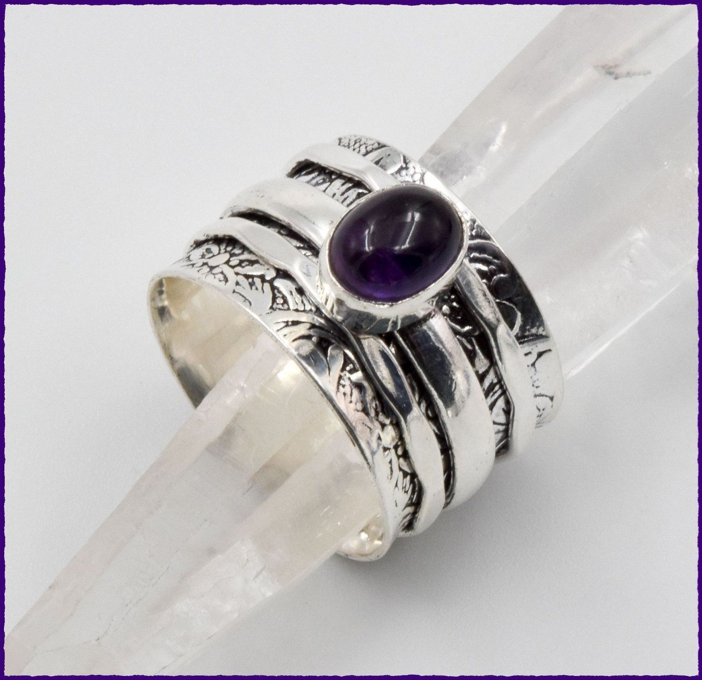 Ringe: ♛ Amethyst 925 Silberring – Neu und originalverpackt aus Oberglatt ZH von Hot-Spot 2