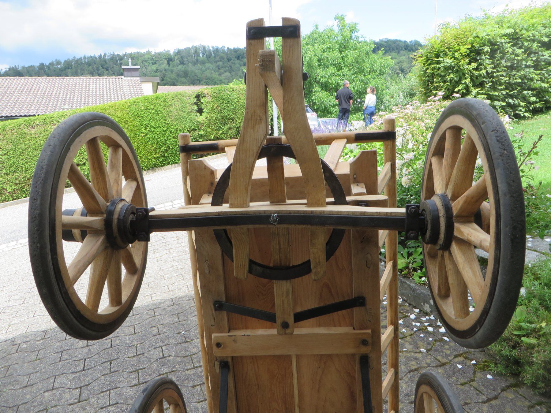 Carrelli di trasporto: Nr. 3 Orginal neu restauriertes Leiterwägeli / Leiterwagen – Usato da Ermenswil venduto da lodero 5