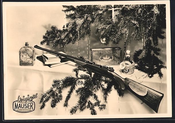 Articoli pubblicitari: Original Mauser, Gewehr unterm Weihnacht – Usato da Berlin venduto da bartko-reher
