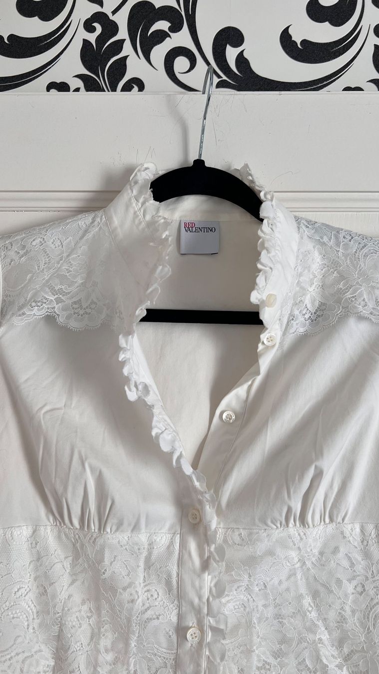 Camicette: Red Valentino White Shirt – Usato da Corsier-sur-Vevey venduto da Kristina.Nova 1