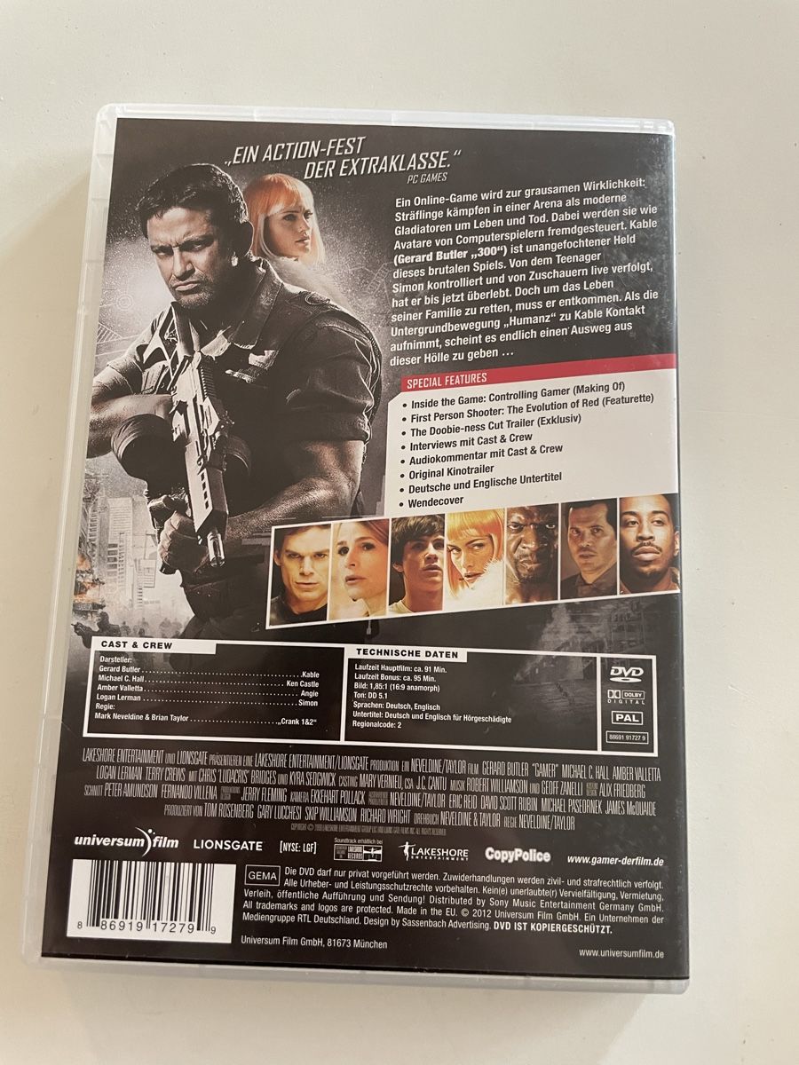 Tutti i DVDs: Gamer / DVD – Usato da Zürich venduto da Bomboo 1