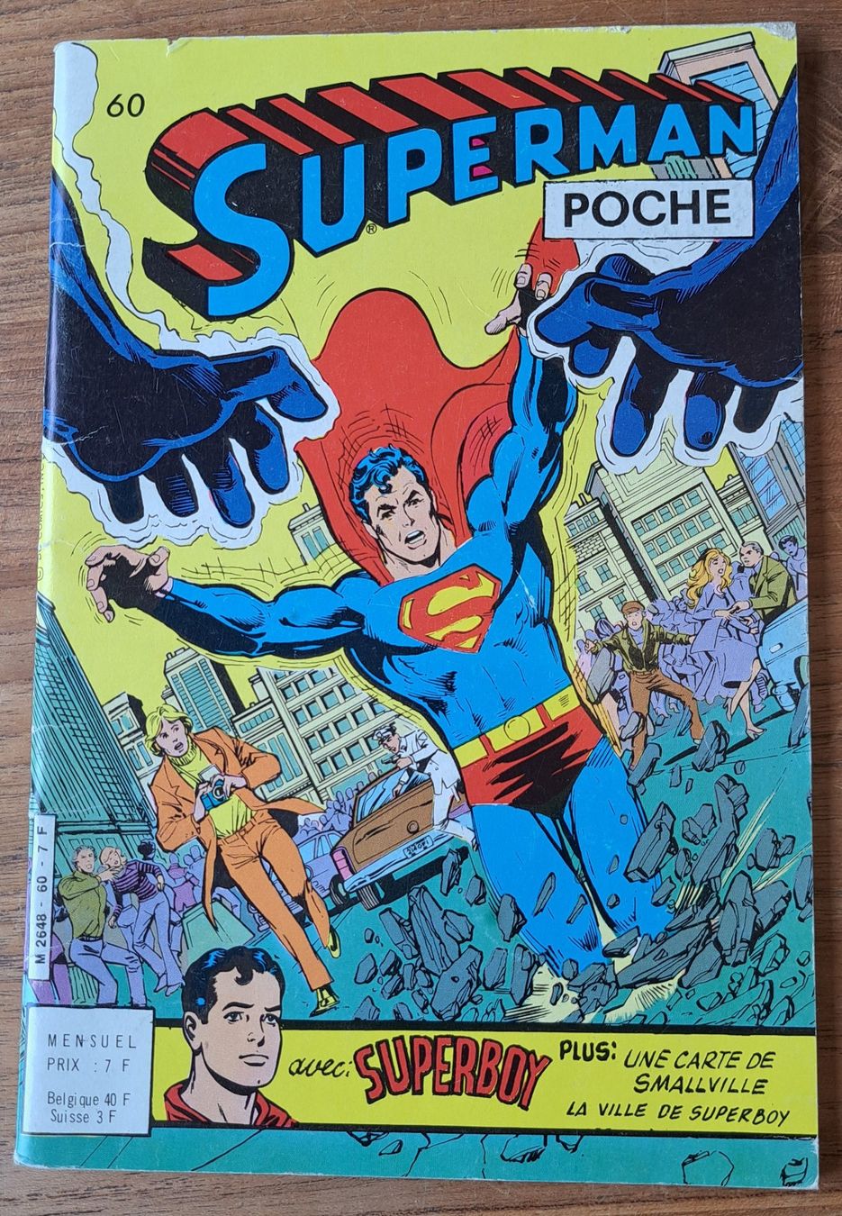 Fumetti: Superman poche No. 60 "La Menace sonore" TBE – Usato da Biel/Bienne venduto da ESOXMAN