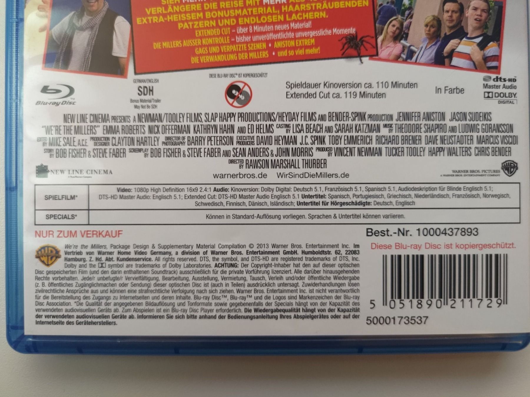Tutti i DVDs: Wir sind die Millers – Usato da Liestal venduto da Kratzilla 3