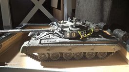 Modellino carro armato T-62, scala 1:35, Steampunk, dipinto