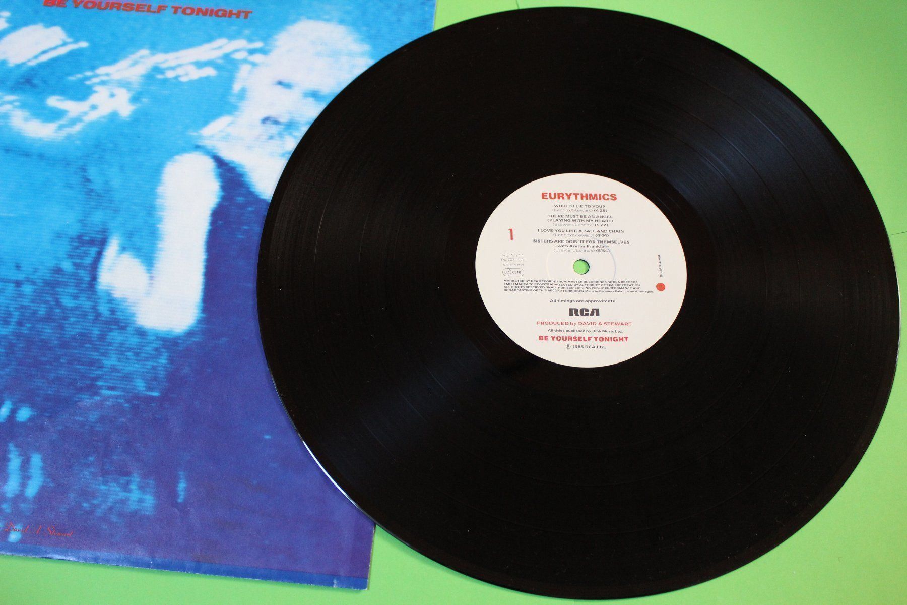 Vinyles: Eurythmics - Be yourself tonight LP VINYL Germany 1985 – D'occasion à Tübach par JamesStone 2