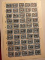 Ganzer Bogen 50er Briefmarke Helvetia Postfrisch