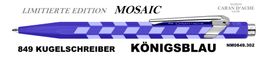 NM0849.302 MOSAIC ** 849 Kugelschreiber CDA ** KÖNIGSBLAU