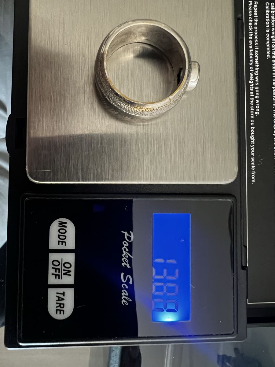 Anelli: Goldring 24 Karat Natur Diamond 1.57 Karat( Brillant ) – Usato da Steinmaur venduto da Mandy.Steinbruch1953 2