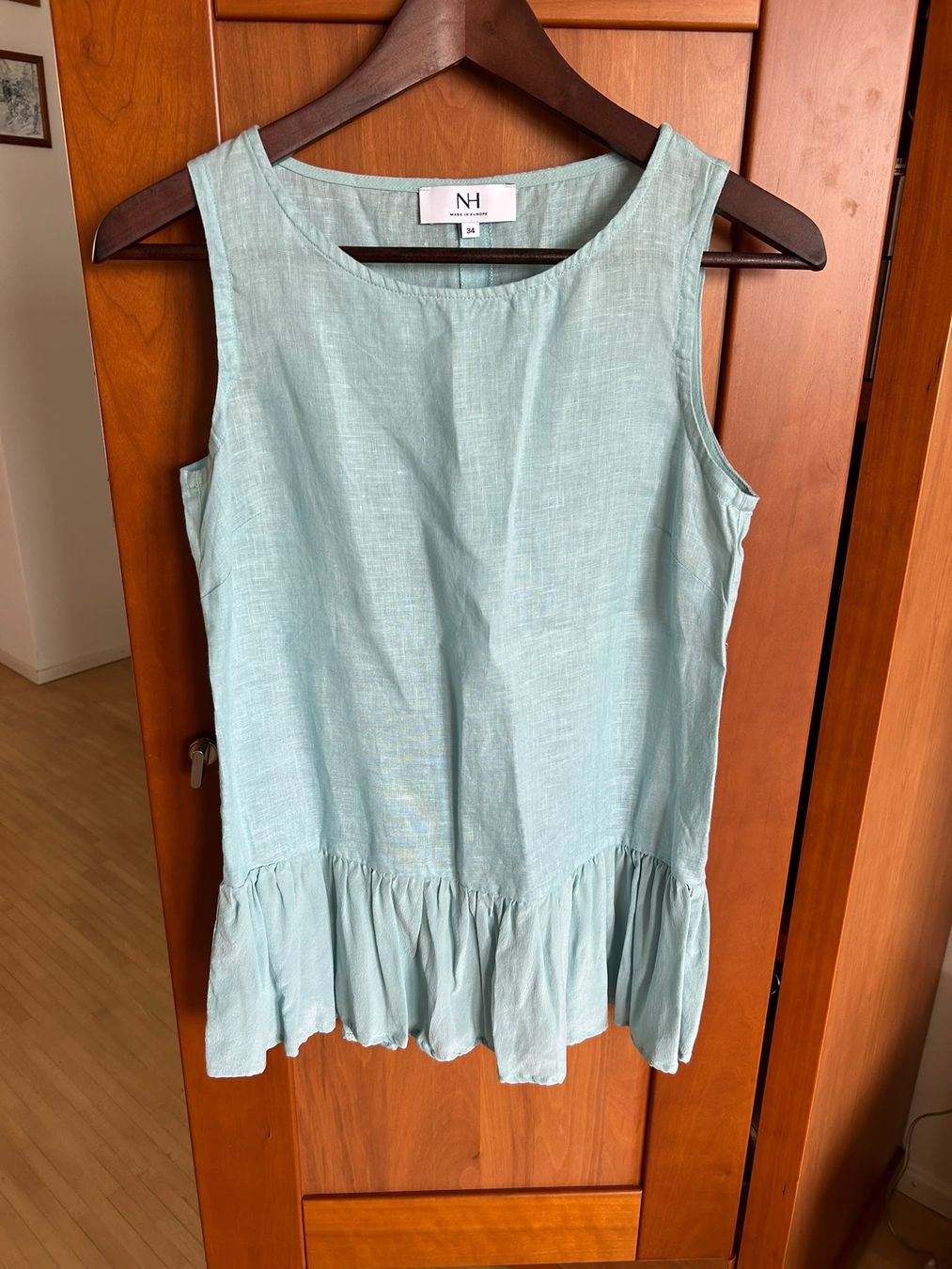 Tops: Leinen Top mintgrün Grösse 34 – Gebraucht aus Wädenswil von coconut1289