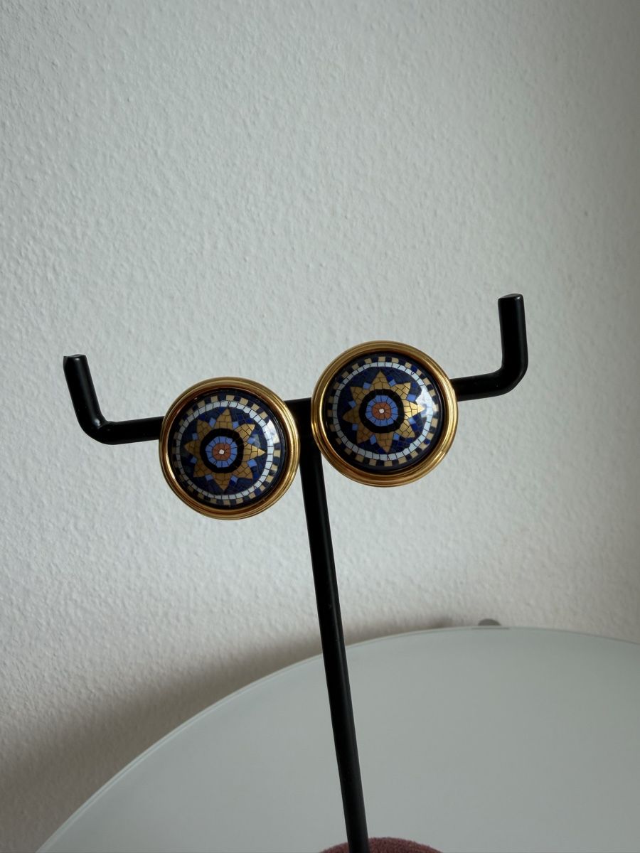 Hermès Orecchini pendenti & Orecchini a lobo: Enamel clips from Hermes – Usato da Cressier FR venduto da Kvito4ka 7