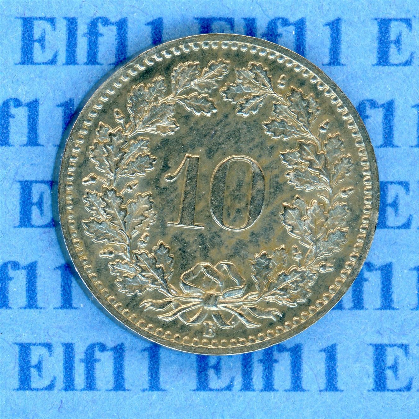 Tutti le monete: CHF___0.10 1897 unz-stgl 10 Rappen – Nuovo (secondo la descrizione) da Widnau venduto da Elf11 1