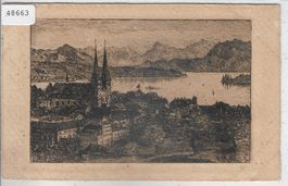 Luzern - Künstlerkarte P. Matthes