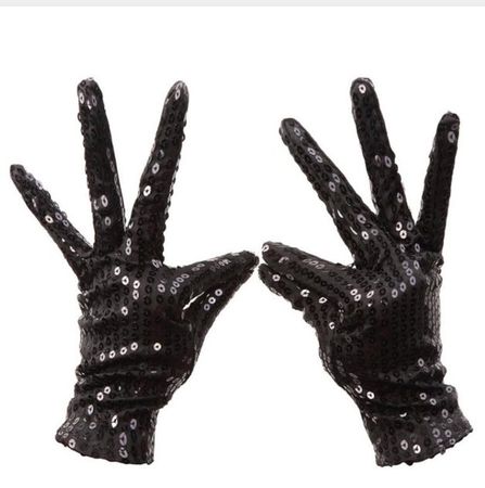 NEUE Kinder Handschuhe für Fasnacht etc. schwarz - 202498