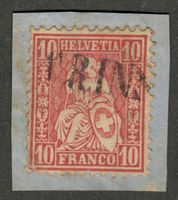 CH - Sitz. Helvetia - Zst. Nr. 38 - Trins GR