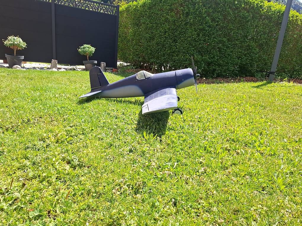 RC Modellbau: Corsair fibre et bois – Gebraucht aus grandvillard von ChanceVought 1