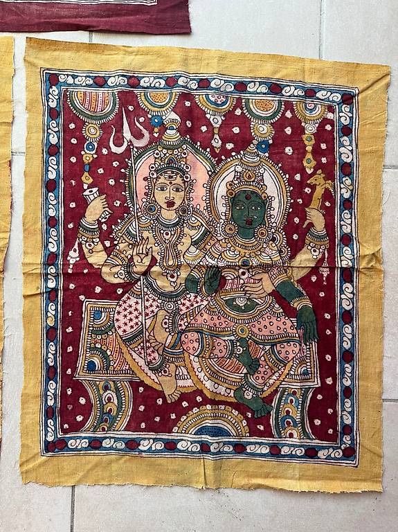 Tutte le decorazioni: Kalamkari dipinti a mano su cotone – Usato da Caslano venduto da bri_5jft 1
