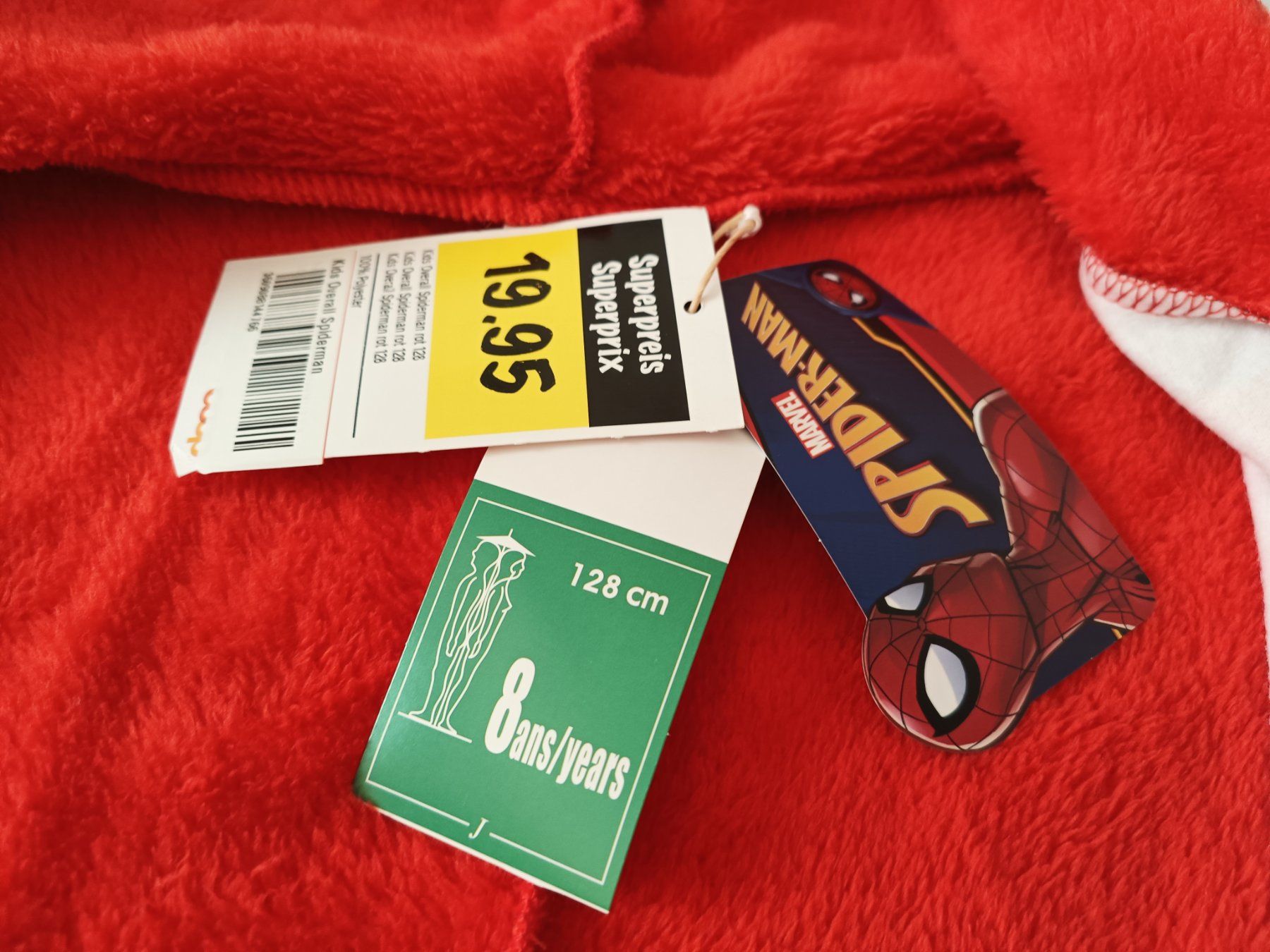 Pigiama & Simili: Marvel Spiderman Overall Gr 128 Kinder Winter rot, Neu – Nuovo (secondo la descrizione) da Oberhofen Thun'see venduto da cri_6md2 1