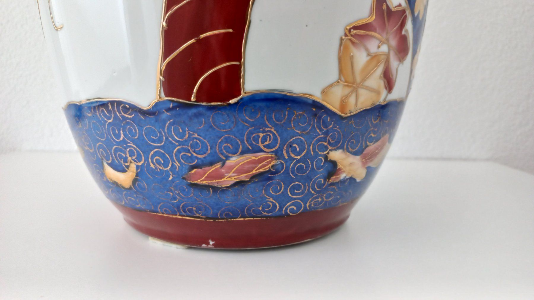 Vasen & Gefässe: Vintage handbemalte Bodenvase, China – Gebraucht aus Bévilard von Orscha 9