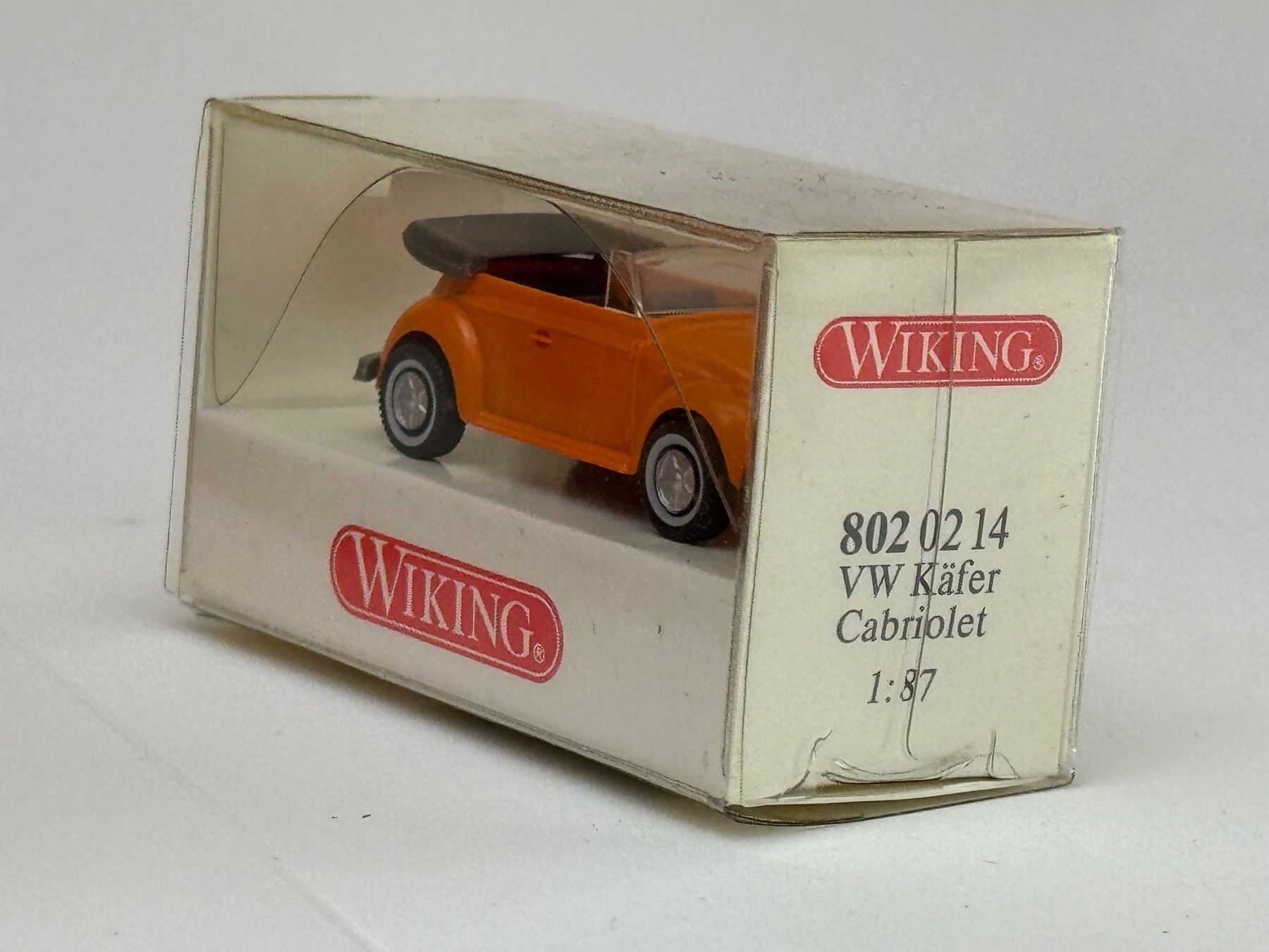 Wiking Modellini d'auto: SG-  Wiking VW Käfer Cabriolet orange – Usato da Elm venduto da Wikmtz 1
