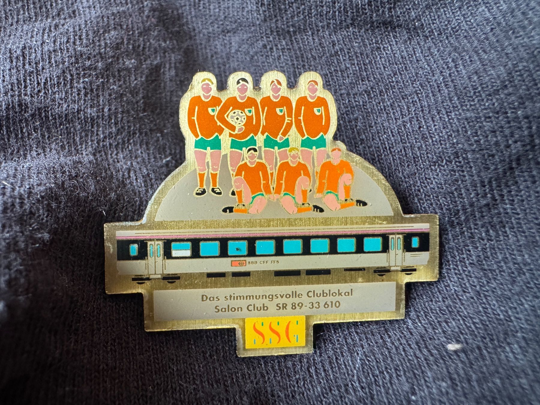 SBB/CFF/FFS Plaketten & Abzeichen: Pin pins SBB wagon SSG – Gebraucht aus Neuchâtel von _Easy_to_Find_