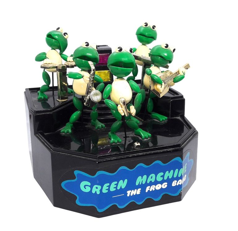 Green Machine Frog orchestre grenouille Metro Toys RARE ! (Gebraucht ...
