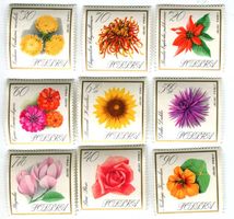 Briefmarken "Blumen". Polen