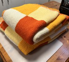 Wolldecken 2 Stk Patchwork