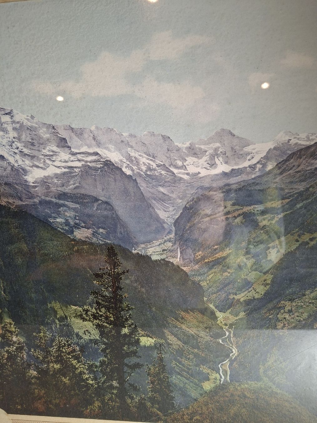 Poster & Bilder: Foto sehr gross in Rahmen hinter Glas – Gebraucht aus Grindelwald von carro5 4